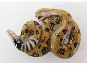 Painted ~ Rattlesnake ~ Lapel Pin Brooch ~ AP074