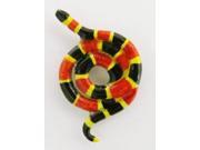 Painted ~ Coral Snake ~ Lapel Pin Brooch ~ AP076