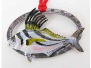 Painted ~ Roosterfish ~ Holiday Ornament ~ SP024OR