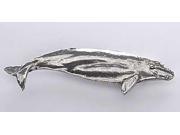 Pewter ~ Gray Whale ~ Lapel Pin Brooch ~ M080