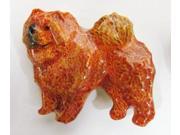 Painted ~ Full Body Chow ~ Lapel Pin Brooch ~ DP354AF