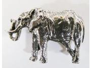 Pewter ~ Elephant Full Body ~ Lapel Pin Brooch ~ M091F