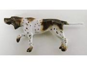Painted ~ Full Body English Pointer ~ Lapel Pin Brooch ~ DP376AF
