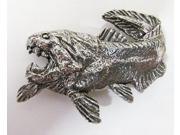 Pewter ~ Premium Dunkleosteus Prehistoric Fish ~ Lapel Pin Brooch ~ A210PR