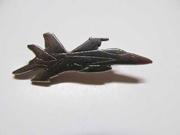 Pewter ~ Fighter Jet ~ Lapel Pin Brooch ~ A232