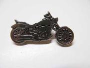 Pewter ~ Motorcycle ~ Lapel Pin Brooch ~ A243