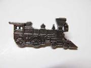 Pewter ~ Train Engine ~ Lapel Pin Brooch ~ A245