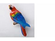 Painted ~ Mccall Parrot ~ Lapel Pin Brooch ~ BP096B
