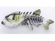 Painted ~ Striped Bass Skeleton Fish ~ Lapel Pin Brooch ~ SP140A