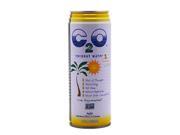 C2O Pure Coconut Water Pineapple juice Coconut Pulp 17.5 oz 12 per Case