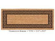 Elegant Entrance Mat 24 x 60 Charleston Border Double Door Mat