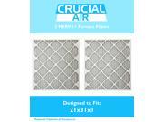 2 MERV 11 Allergen Air Furnace Filters 21x23x1