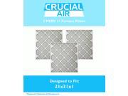 3 MERV 11 Allergen Air Furnace Filters 21x23x1