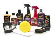 Meguiar s G55032 Complete Car Care Kit Cleaning Wax Shampoo Conditioner Auto Automobile