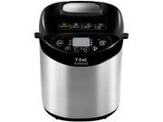 T fal PF311E ActiBread Programmable Bread Machine Stainless Steel Housing Nonstick Coating Automatic Bread Maker with LCD Display 2 Pound Silver