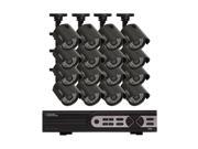 Q See QTH916 16AG 2 16 Channel 720p Analog HD System with 16 High Definition 720p Cameras and 2TB Hard Drive grey