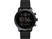 Fossil Gen 3 Smartwatch - Q Explorist Black Silicone FTW4005 Smart Watch