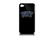 NCAA Pittsburgh Panthers Varsity Jacket Hardshell Case for Apple iPhone 4 Black