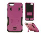 Cell Armor Novelty Protector Case with Stand for Apple iPhone 6 Plus Purple and Black