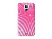 White Diamonds Heartbeat Case for Samsung Galaxy S5 Pink