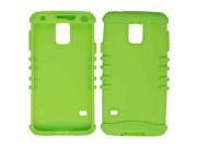Cell Armor Rocker Series Skin Protector Case for Samsung Galaxy S5 G900A G900V G900P Lime Green