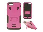 Cell Armor Novelty Protector Case With Stand for Apple iPhone 6 Plus Light Purple and Black