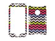 Cell Armor Rocker Series Snap On Protector Case for Apple iPhone 6 Plus Yellow Pink Black White Chevron on Black
