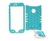 Cell Armor Rocker Series Snap On Protector Case for Apple iPhone 6 iPhone 6s White Yellow Dots on Light Blue