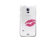 White Diamonds Lipstick Mirror Case for Samsung Galaxy S5 Mini Kiss