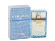Versace Man by Versace for Men Eau Fraiche Eau De Toilette Spray Blue 1 oz
