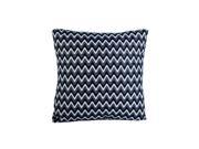 Zig Zag Print Cushion Cover And Filler