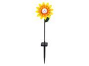 Rotating Sunflower Stake with Solar LED