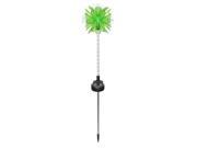 Solar Green Flower Stake with 12 Upward LEDs