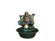 Fountain Lucky Buddha with Spinning Ball LED