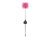 Solar Red Flower Stake with 12 Red Upward LEDs