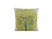 Vintage Tree Print Cushion And Filler