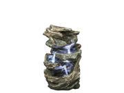 Fountain Log Stone Waterfall with LED