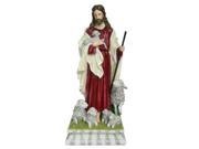 Christian Figurine Jesus with Sheep Statue