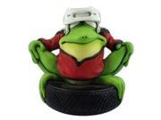 Warren Stratford Ribbitz Figurine Frog On Tire