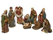 Christian Figurine 8 Piece Nativity Set