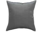 Avarada Solid Throw Pillow Cover Decorative Sofa Couch Cushion Cover Zippered 16x16 Inch 40x40 cm Grey RU002