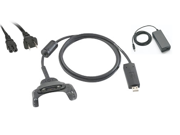 Motorola MC70 MC75 MC75A Charger with USB Sync Snap On Charging Kit Power Supply Line Cord Built In USB Sturdy Snug Fit Clip