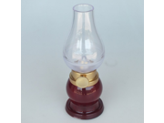 LED Vintage Kerosene Lamp with Built in USB Rechargeable Battery Blowing Control and Light Brightness Adjustable Safe Use for Indoor and Outdoor