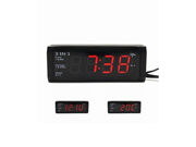 WF 518 3 in 1 Car Digital Clock With Voltmeter and Thermometers For 12V 24V excellent Time Clock Display Voltage Temperature 3 In 1 Car Vehicle DC 12 24V