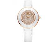 Swarovski Octea Dressy White Rose Gold Tone Watch 5095383