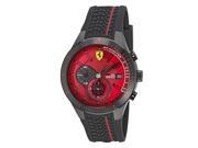 Ferrari Scuderia Rubber Chronograph Mens Watch 0830343