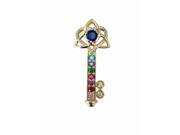 NANA Key to Infinity Mother & Child Pendant/Necklace 1-7 Stone with 22 NANA Key to Infinity Mother & Child Pendant/Necklace 1-7 Stone with 22