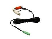 3.5mm Female RCA Y Splitter Cable for Turtle Beach Headphones by Mars Devices