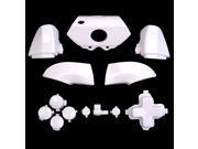 eXtremeRate® Glossy White RT LT RB LB Triggers Bumpers ABXY Dpad Full Buttons Set Kits Mod for Xbox One Controller
