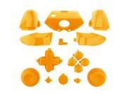 eXtremeRate® Solid Yellow RT LT RB LB Triggers Bumpers ABXY Guide Dpad Full Buttons Set Kits Mod for Xbox One Controller
